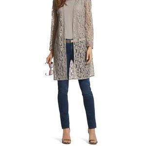 Chicos 1.5 So Slimming Jegging Button Skinny Jeans Denim Pants Womens 10 (34x30)